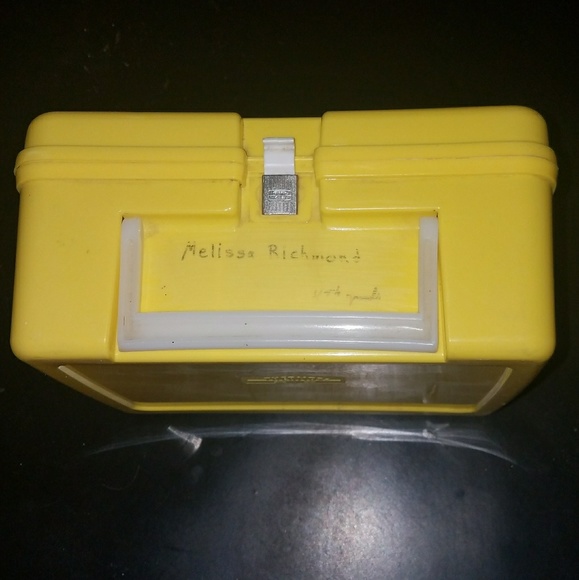 Vintage Tang Lips Trio 1988 plastic lunchbox - Picture 2 of 4